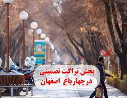 پخش تراکت در چهارباغ اصفهان